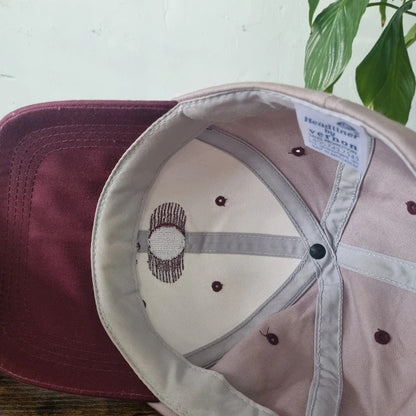 Vintage American Baseball Hat Snapback cap one size adjustable burgundy Great Southern