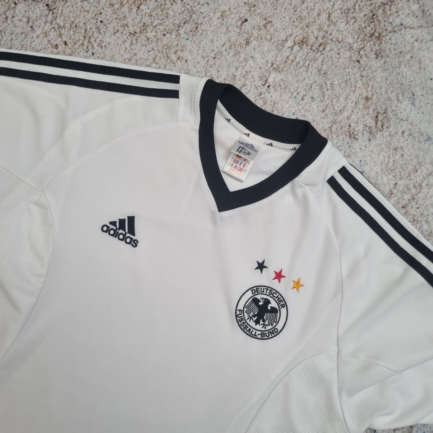 Adidas GERMANY JERSEY FOOTBALL SHIRT 2002 - White - Size L
