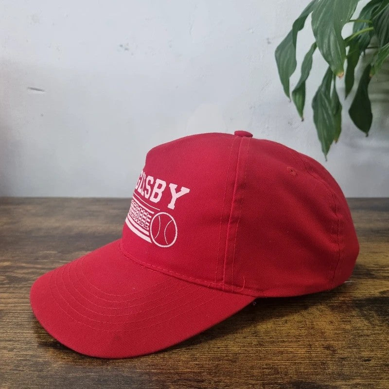 Vintage American Kids Baseball Hat Snapback cap one size red oglsby