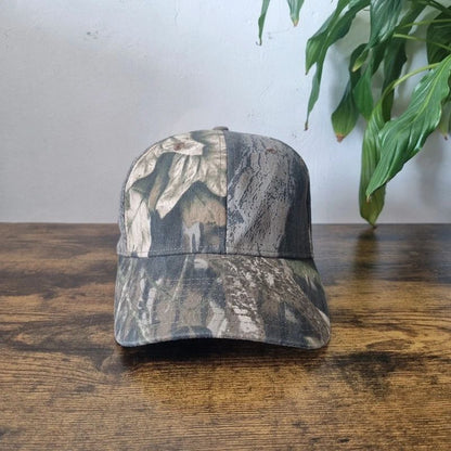 Vintage American Baseball Hat Snapback cap one size adjustable realtree khaki brown camo