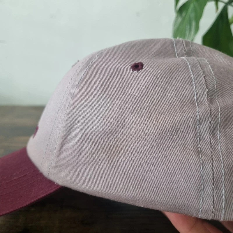 Vintage American Baseball Hat Snapback cap one size adjustable burgundy Great Southern