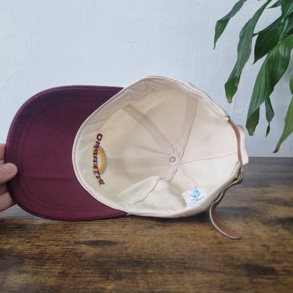 Vintage American baseball Hat Snapback cap one size adjustable red holter lake