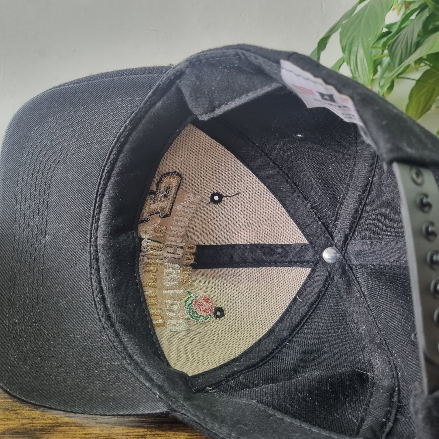 Vintage American Baseball Hat Snapback cap one size adjustable black Purdue