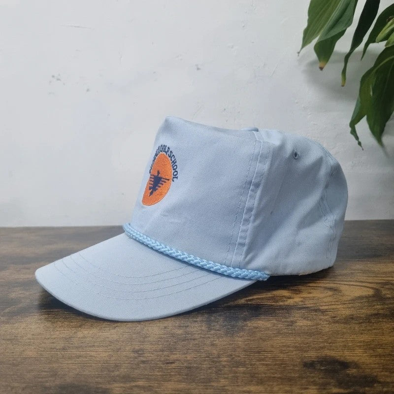 Vintage American Trucker Hat Snapback cap one size adjustable blue phoenix golf school