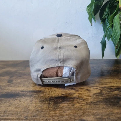 Vintage American baseball Hat Snapback cap one size adjustable khaki black agronomy centre