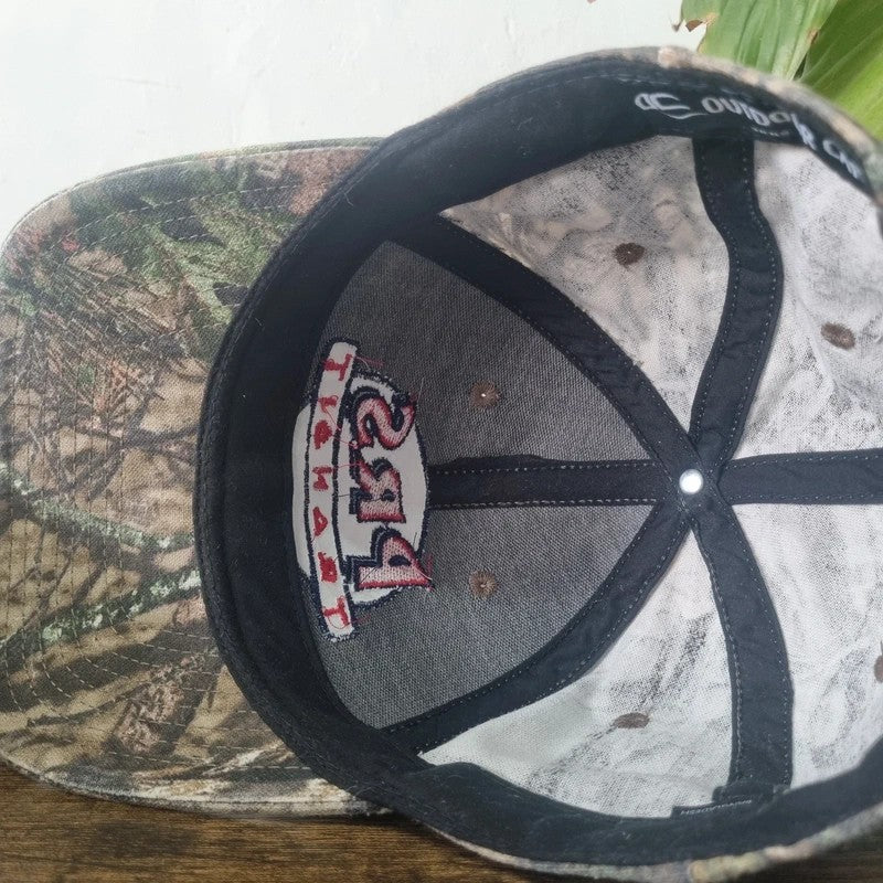Vintage American Baseball Hat Snapback cap one size adjustable khaki realtree camo PRS Transit