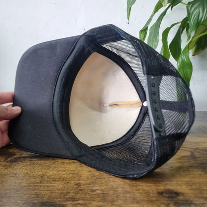 Vintage American baseball Hat Snapback cap one size adjustable black yellow aloha