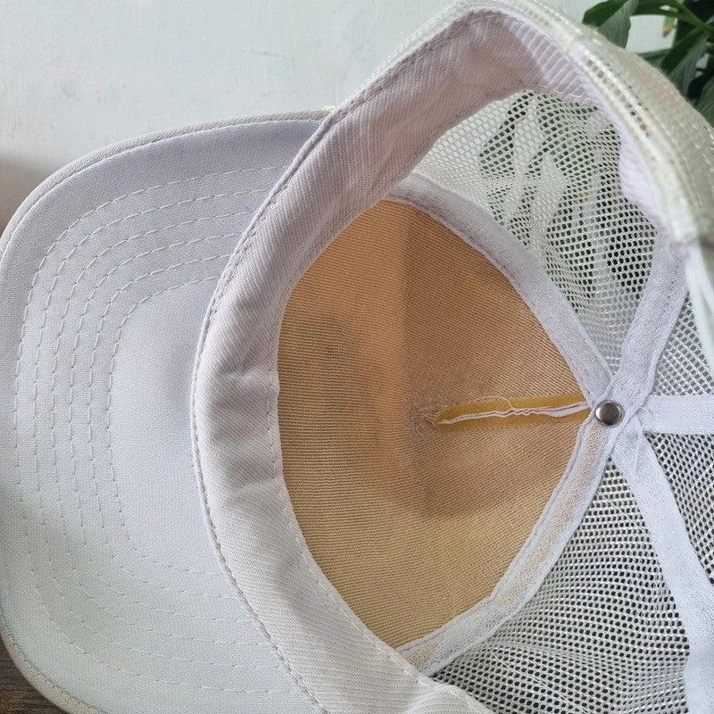 Vintage American Trucker Hat Snapback cap one size adjustable white Mel Tillis Theater