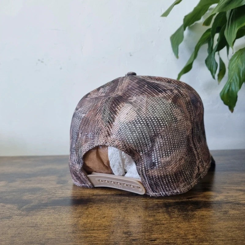 Vintage American Baseball Hat Snapback cap one size adjustable Graves Farm realtree camo