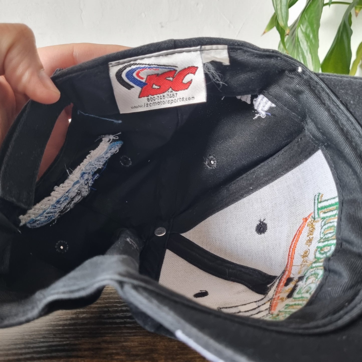 Vintage American Trucker Hat Snapback cap one size adjustable black Tropicana Na