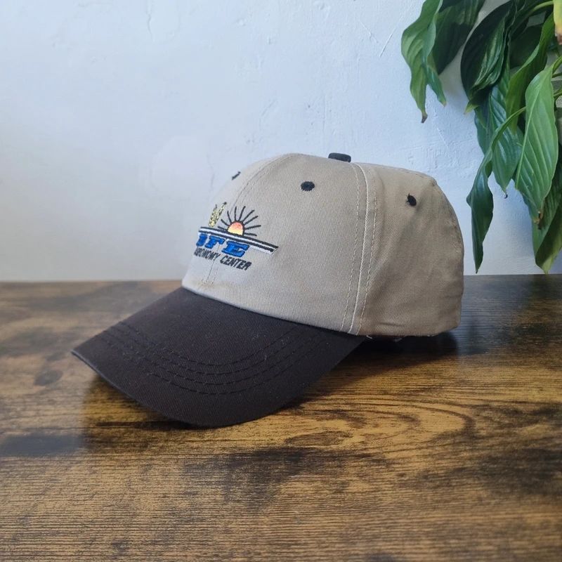 Vintage American baseball Hat Snapback cap one size adjustable khaki black agronomy centre