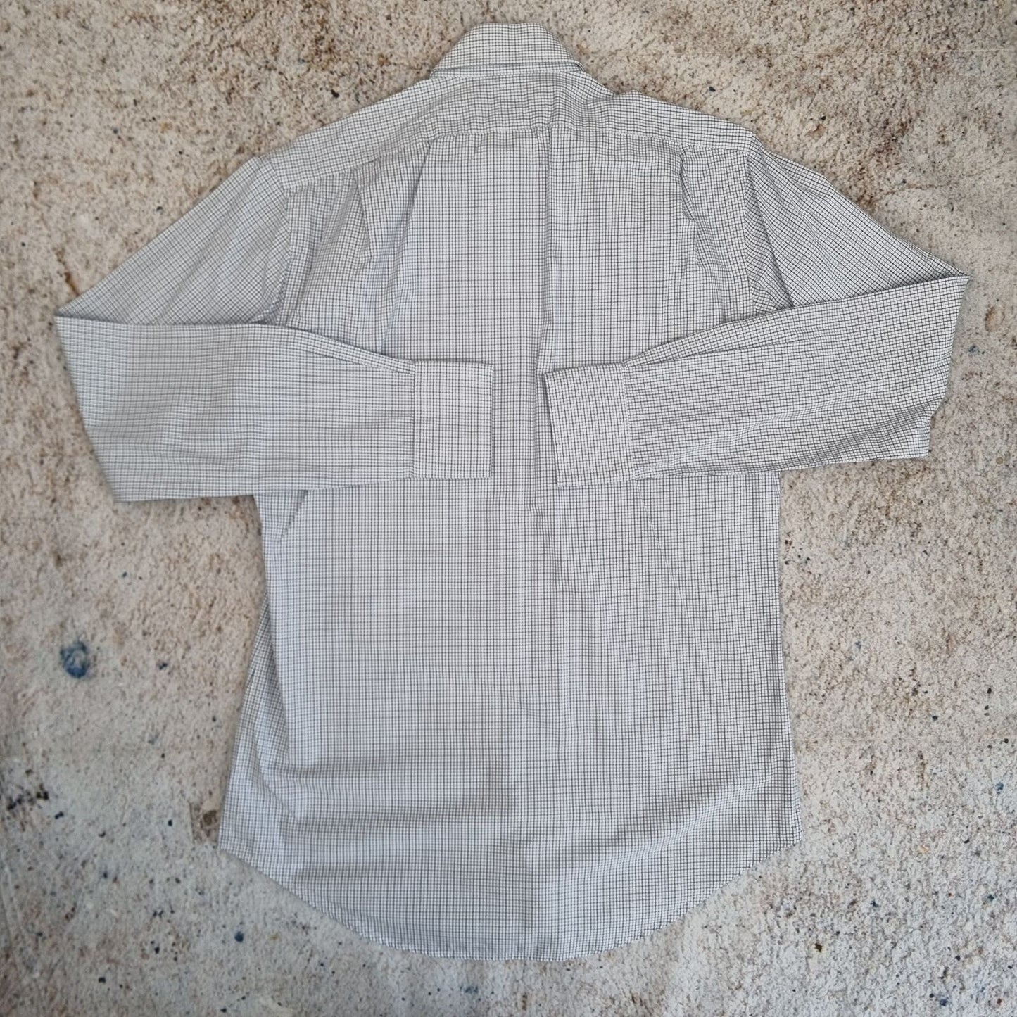 Ralph Lauren OXFORD SHIRT REGENT CUSTOM FIT CHECK - Blue - Size 14.5