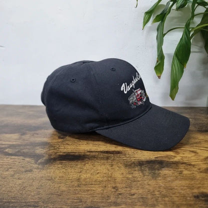 Vintage American baseball Hat Snapback cap one size adjustable black construction