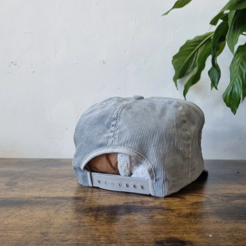 Vintage American Trucker Hat Snapback cap one size adjustable grey rodem equipment