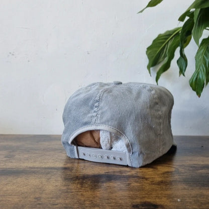 Vintage American Trucker Hat Snapback cap one size adjustable grey rodem equipment