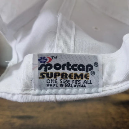 Vintage American Trucker Hat Snapback cap one size white irwin research