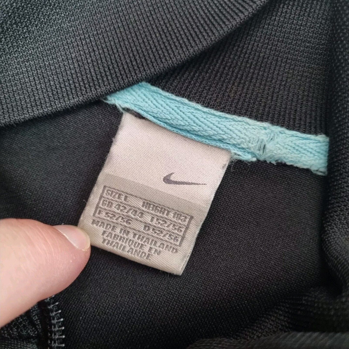 Vintage Nike 1/4 Zip Jumper Mens Large Black Pullover Sweater