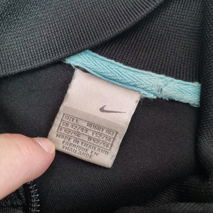 Vintage Nike 1/4 Zip Jumper Mens Large Black Pullover Sweater