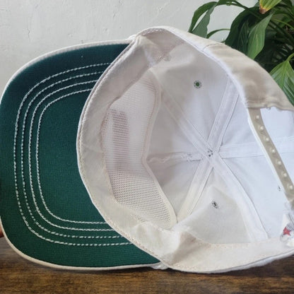 Vintage American Trucker Hat Snapback cap one size adjustable Syracuse University white