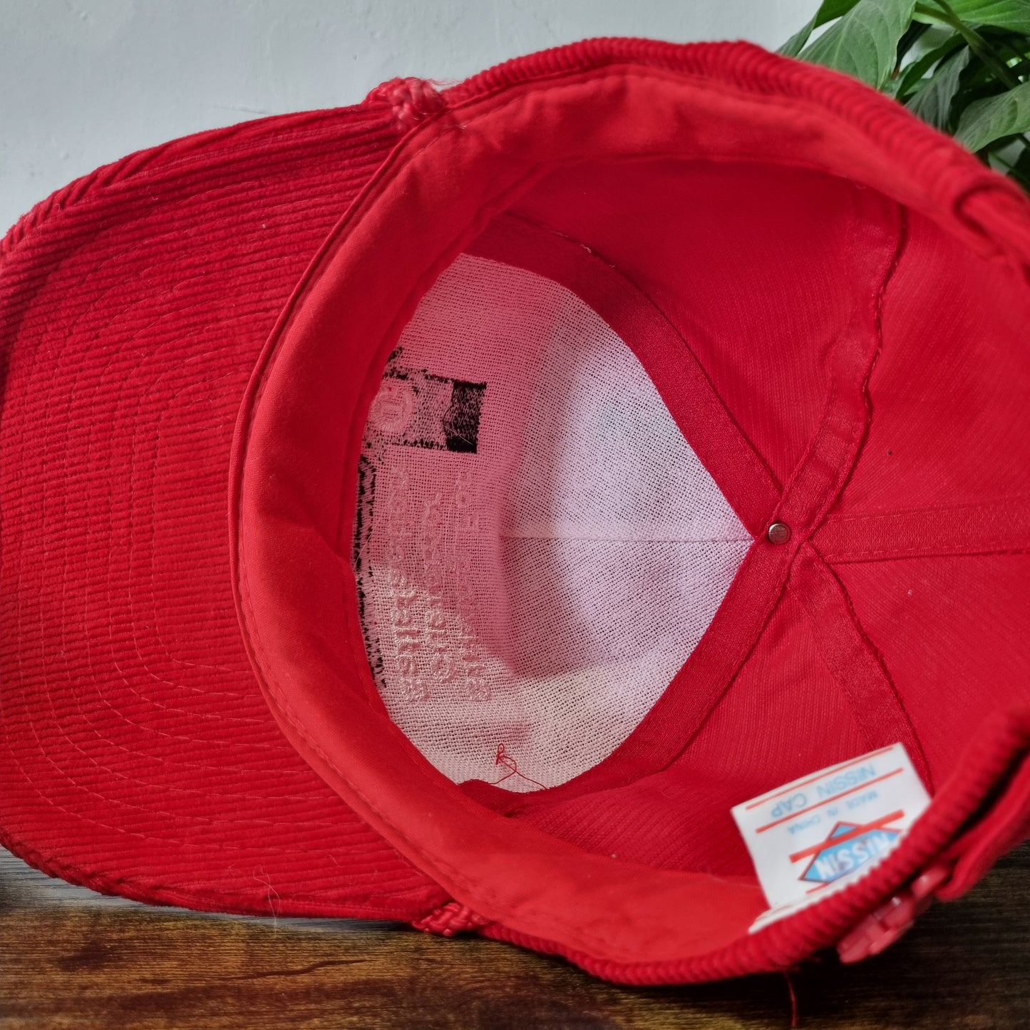 Vintage American Trucker Hat Snapback cap one size red Gemini Inc