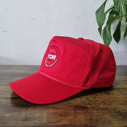 Vintage American Trucker Hat Snapback cap one size red Turbo diesel Register