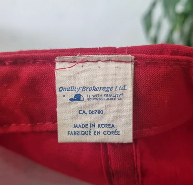 Vintage American Trucker Hat Snapback cap one size red TRW reda pump canada