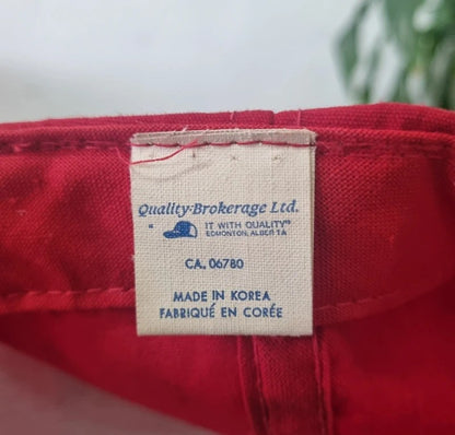 Vintage American Trucker Hat Snapback cap one size red TRW reda pump canada