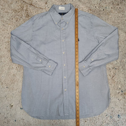 Ralph Lauren OXFORD SHIRT PLAIN  - Blue - Size 17.5