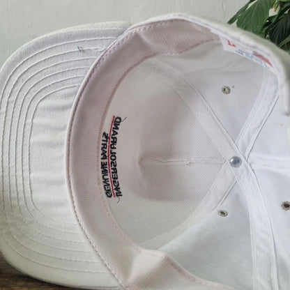 Vintage American Trucker Hat Snapback cap one size white Ingersoll-Rand Genuine Parts