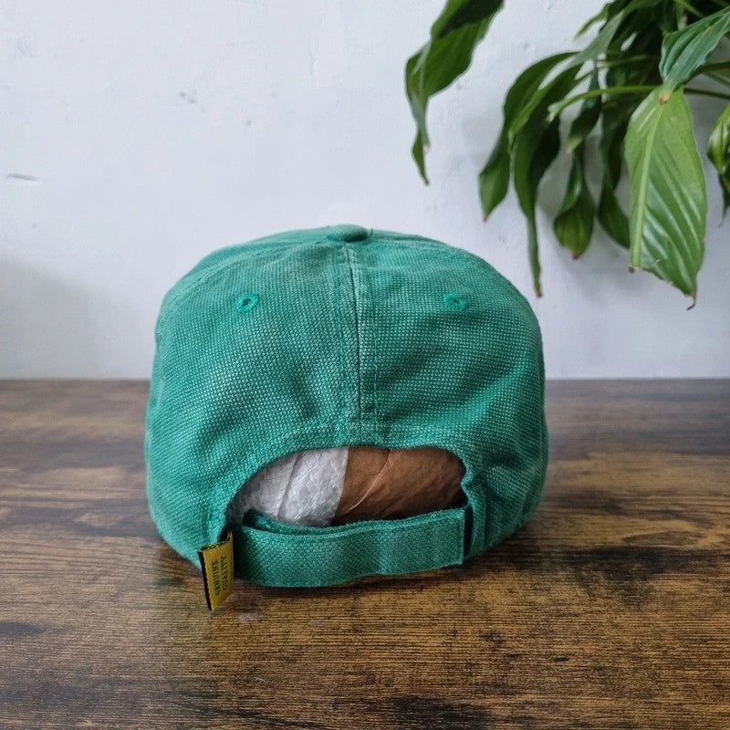 Vintage John Deere Baseball Hat Strapback cap one size adjustable green