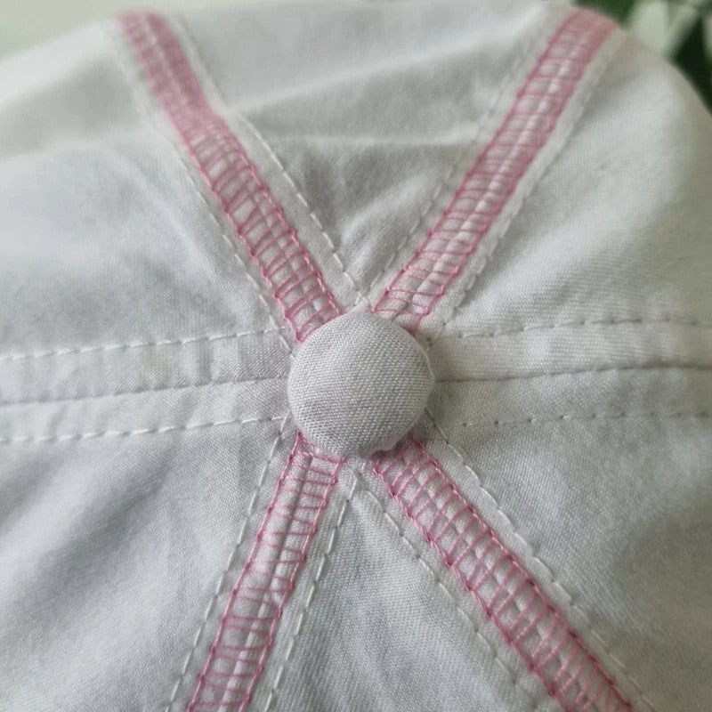 Vintage John deere Baseball Hat Snapback cap one size adjustable pink white