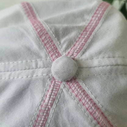 Vintage John deere Baseball Hat Snapback cap one size adjustable pink white