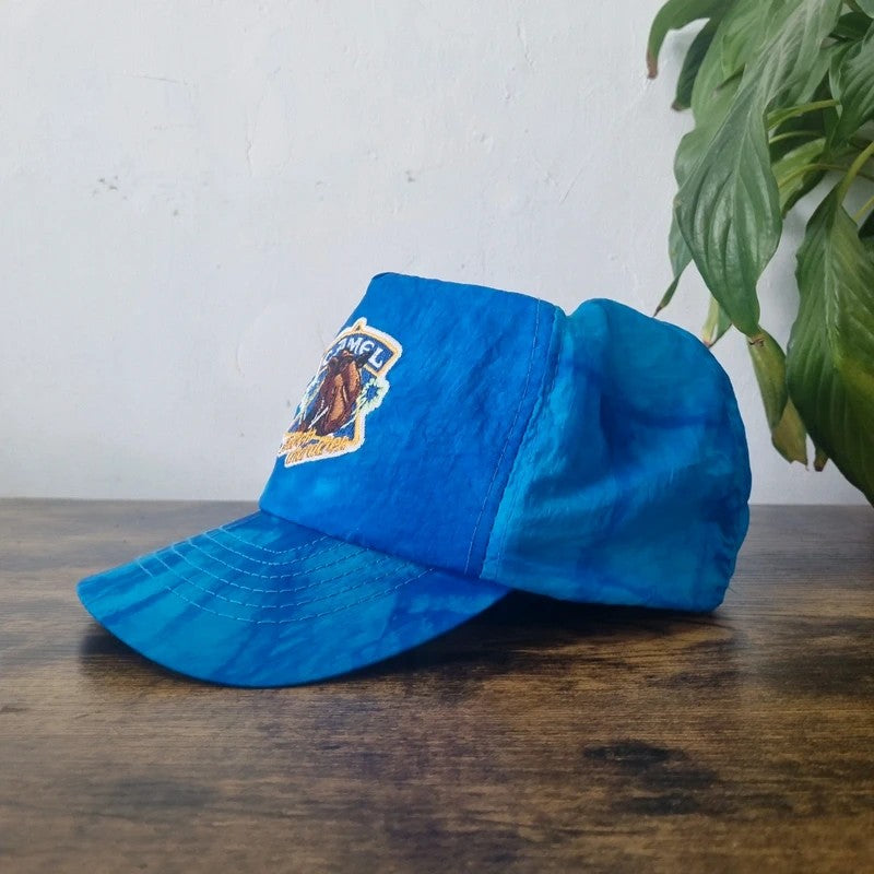 Vintage American Trucker Hat Snapback cap one size Camel smooth character promo