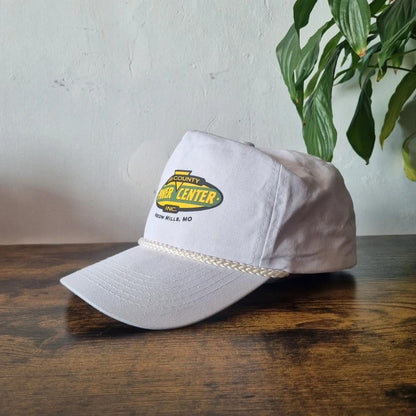 Vintage American Trucker Hat Snapback cap one size adjustable white power centre