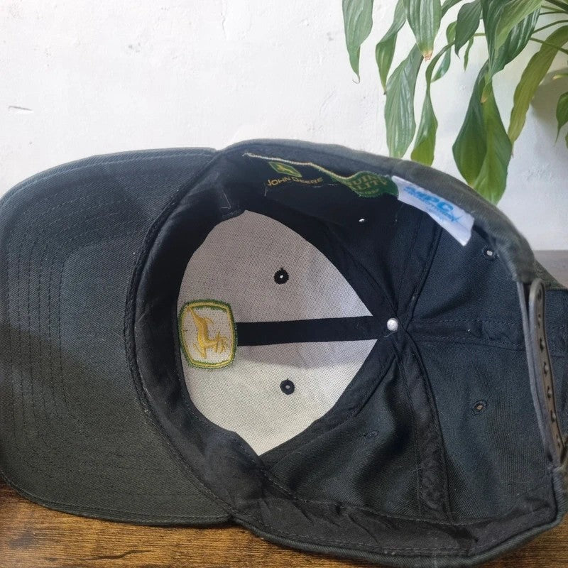John Deere Baseball Hat Snapback cap one size adjustable black