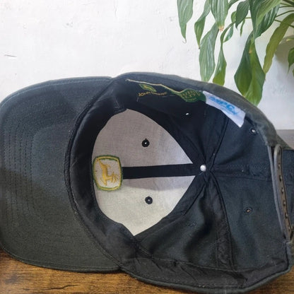 John Deere Baseball Hat Snapback cap one size adjustable black