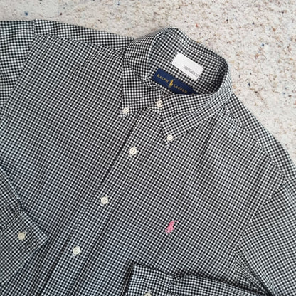 Ralph Lauren OXFORD SHIRT CHECK 15 1/2 39  - Black - Size S