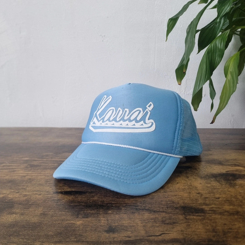 Vintage American Trucker Hat Kawai snapback hat one size adjustable 90s Surf y2k