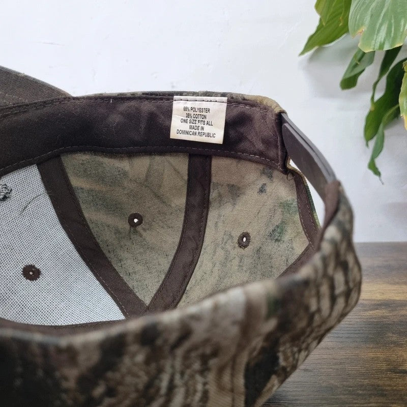 Vintage American Baseball Hat Snapback cap one size adjustable brown realtree pro hunting bird