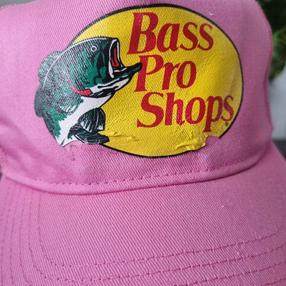 Bass Pro Shop Baseball Hat Snapback cap one size adjustable rose pink