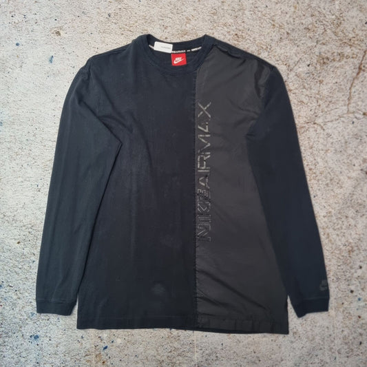 Nike SWEATSHIRT AIR MAX LONG SLEEVE TOP MENS - Black - Size M