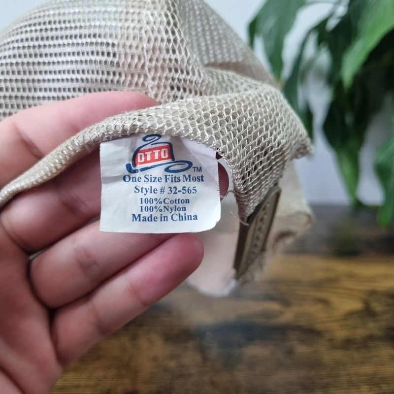 Vintage American Baseball Hat Snapback cap one size adjustable beige Hudson Car club