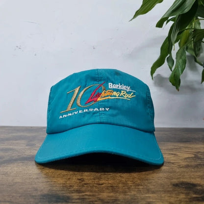 Vintage American Baseball Hat Snapback cap one size adjustable green lightning rod