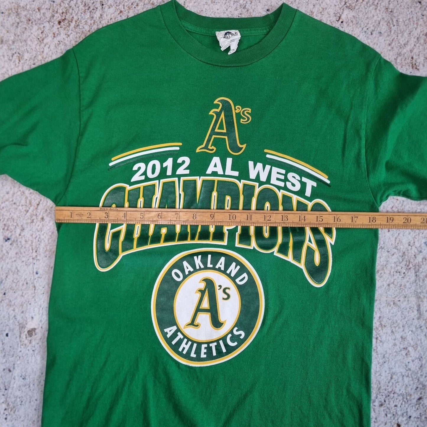 AAA T-SHIRT OAKLAND ATHLETICS 2012 TOP TEE MLB - Green - Size M