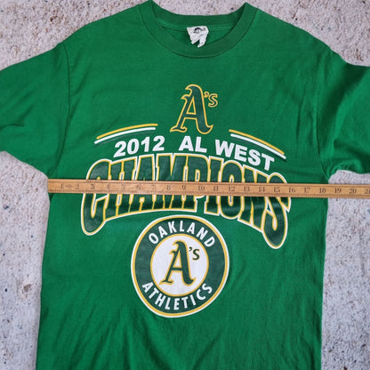 AAA T-SHIRT OAKLAND ATHLETICS 2012 TOP TEE MLB - Green - Size M