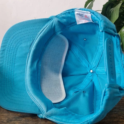 Vintage American Trucker Hat Snapback cap one size adjustable blue CM trailers