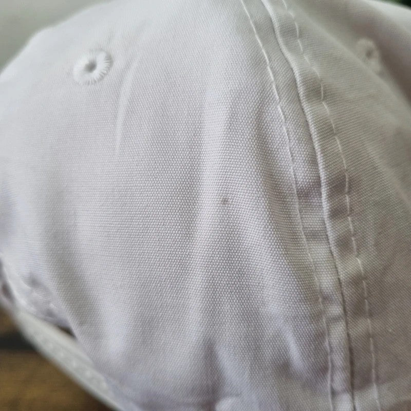 Vintage American Trucker Hat Snapback cap one size adjustable white Crown Royal whisky 90s
