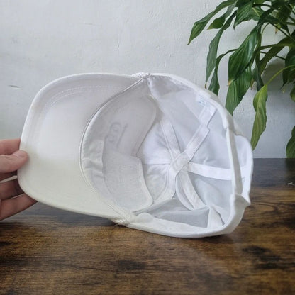 Vintage American Trucker Hat Snapback cap one size adjustable sealco white
