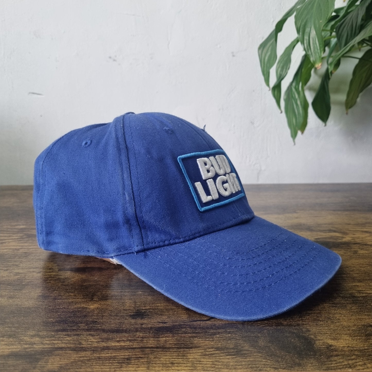 Vintage Bud Light Baseball Hat Snapback cap one size adjustable blue