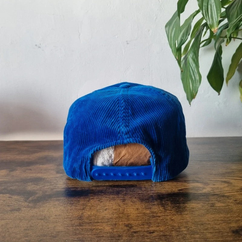 Vintage American Trucker Hat Snapback cap one size adjustable blue killington ski